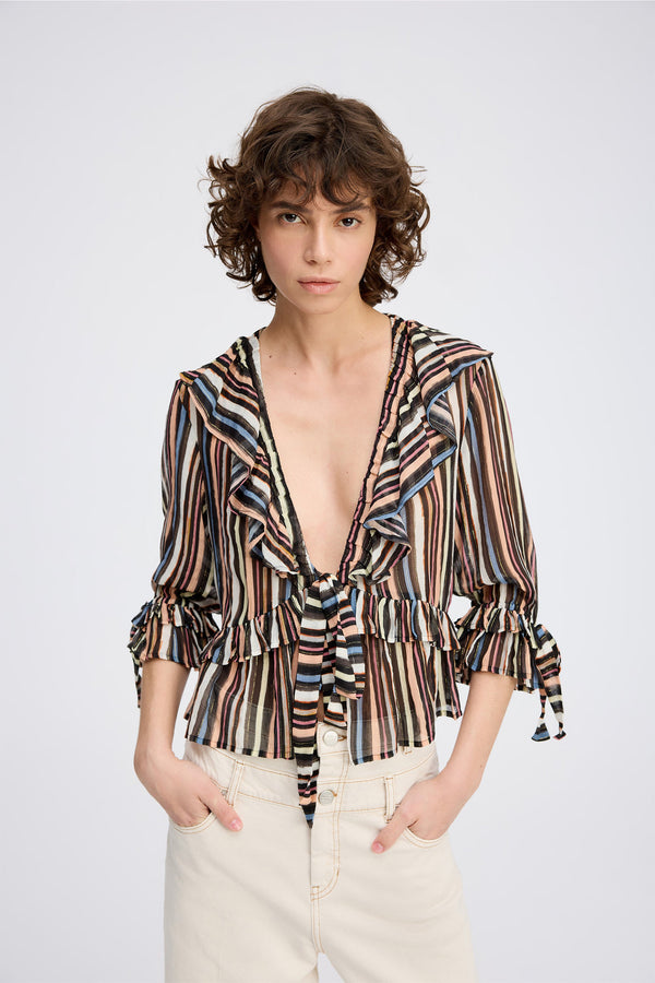 RYLEY - STRIPE BLACK