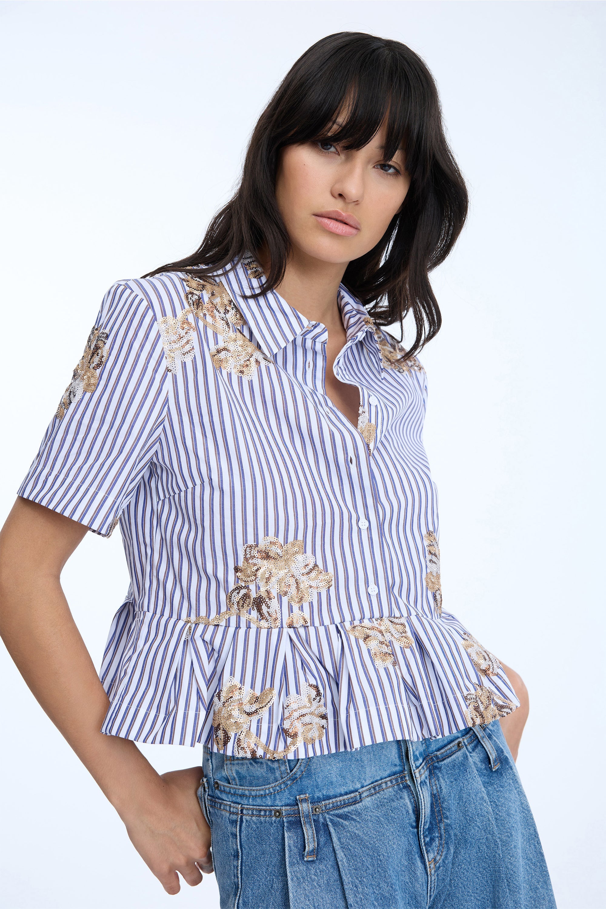 NURIANA - STRIPE WHITE