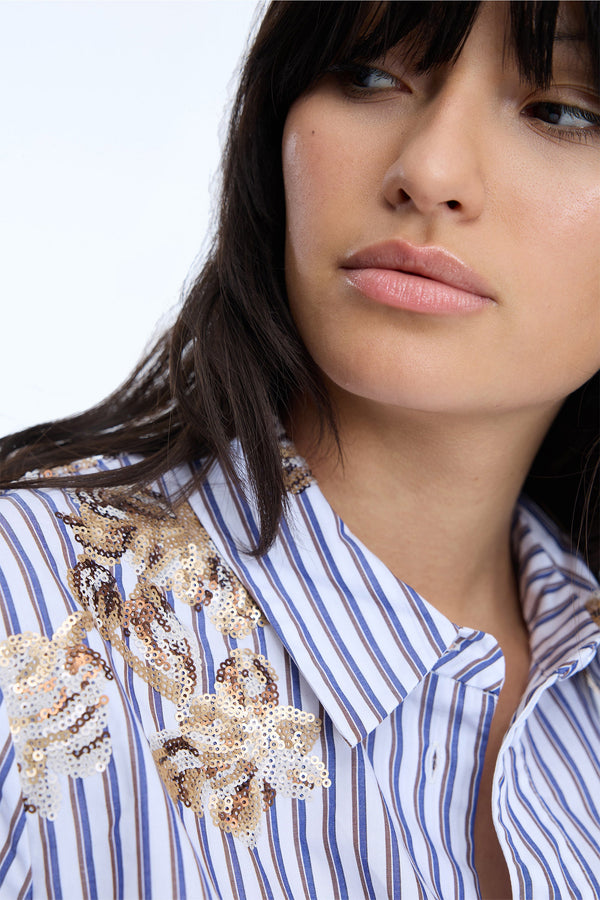 NURIANA - STRIPE WHITE
