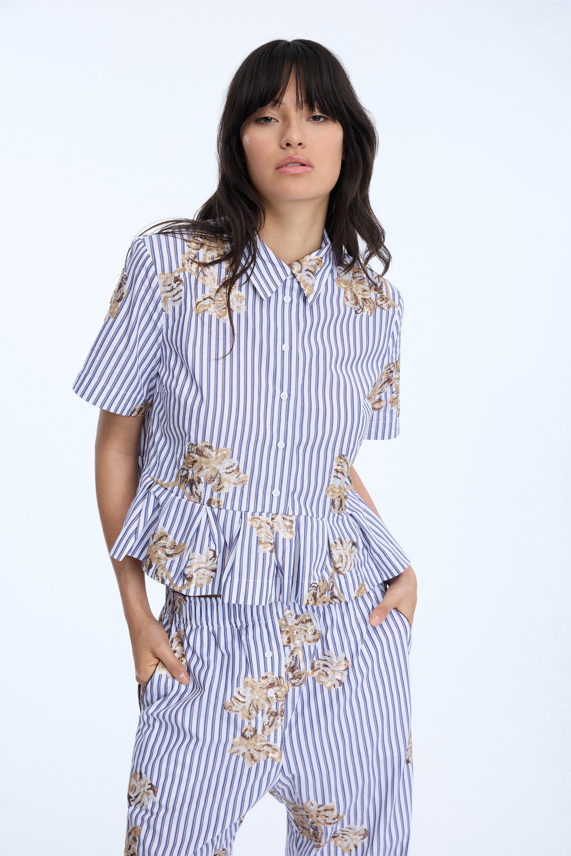 NURIANA - STRIPE WHITE