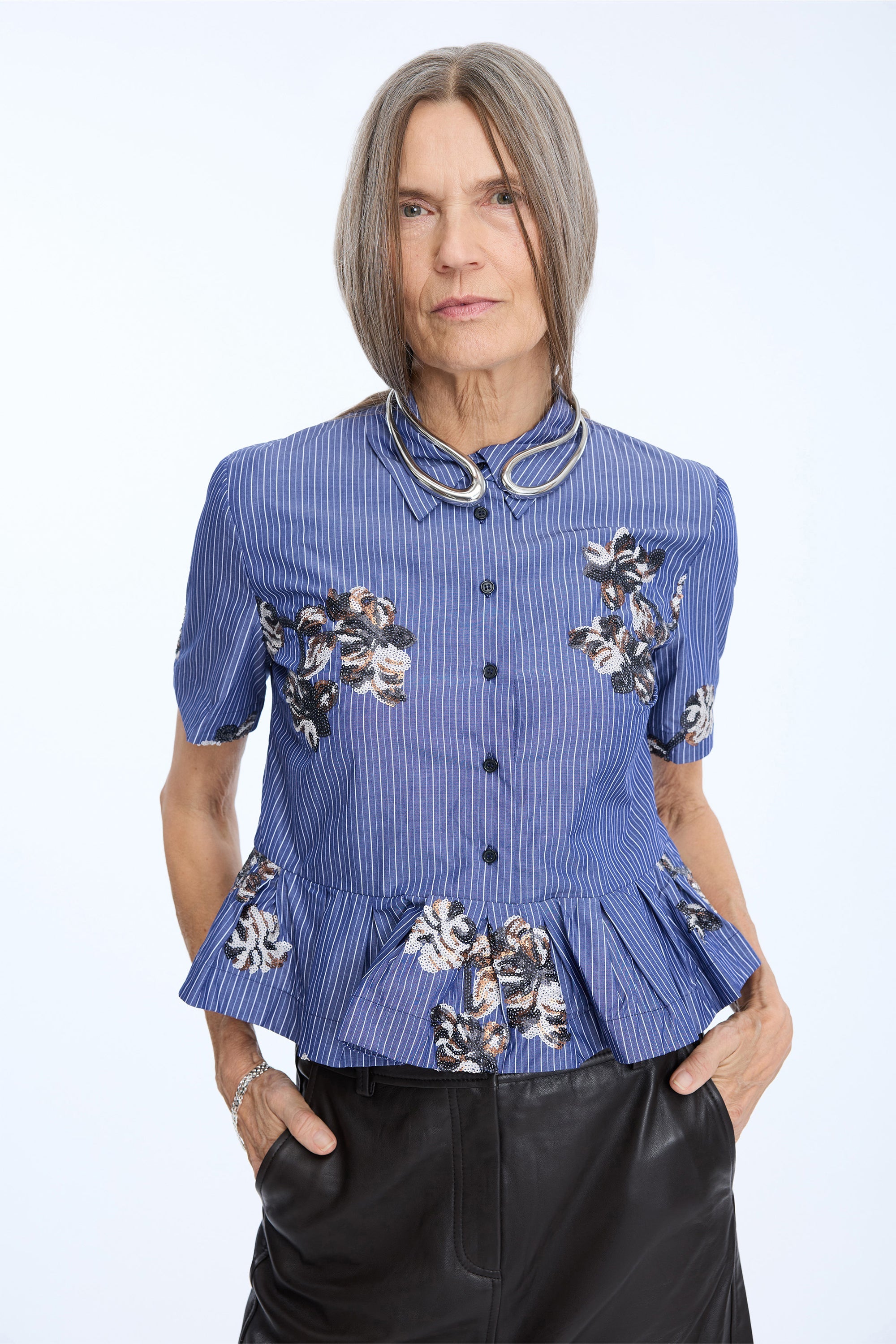 NURIANA - STRIPE NAVY