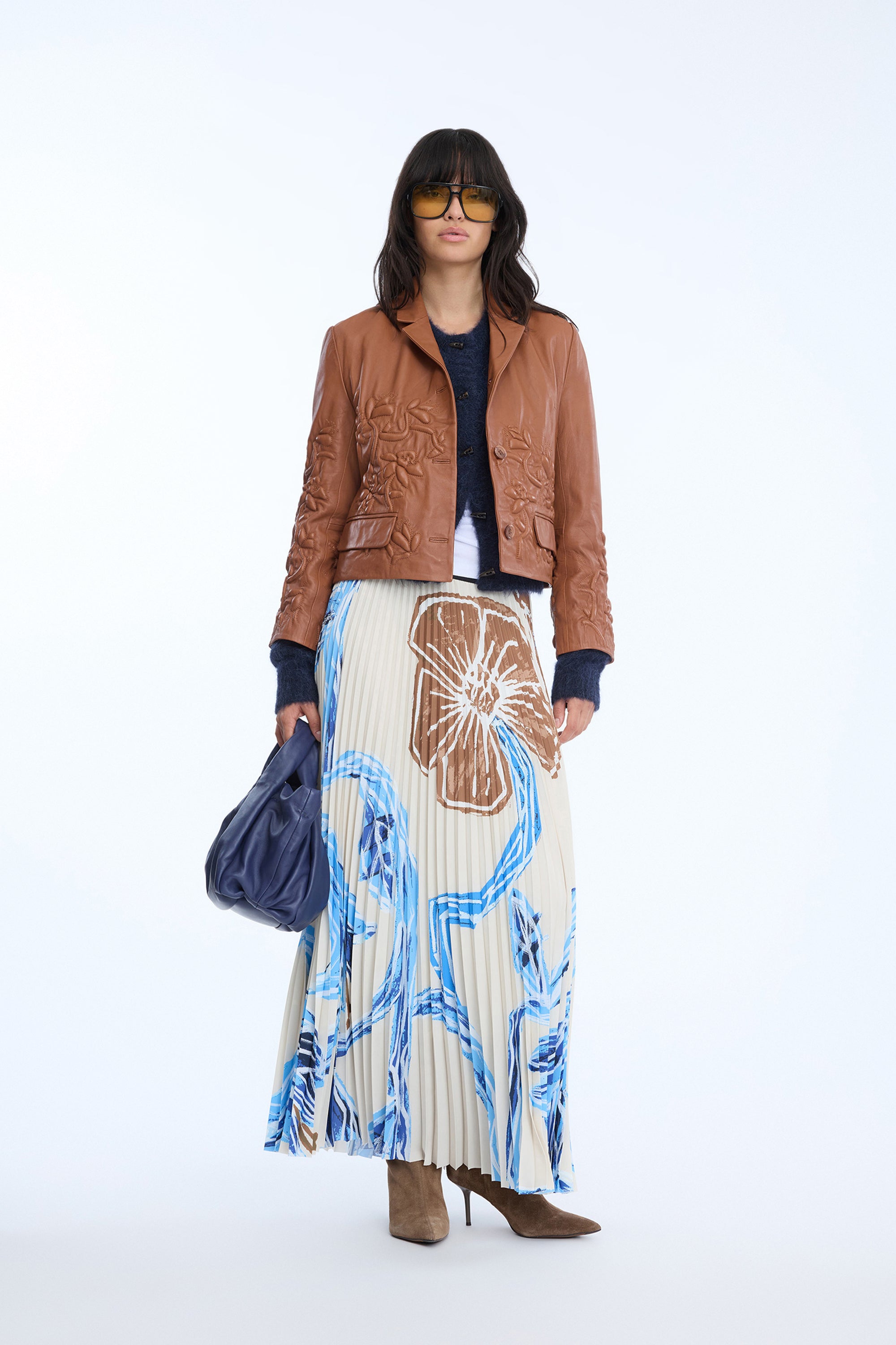 TAULLA - PRINT BLUE