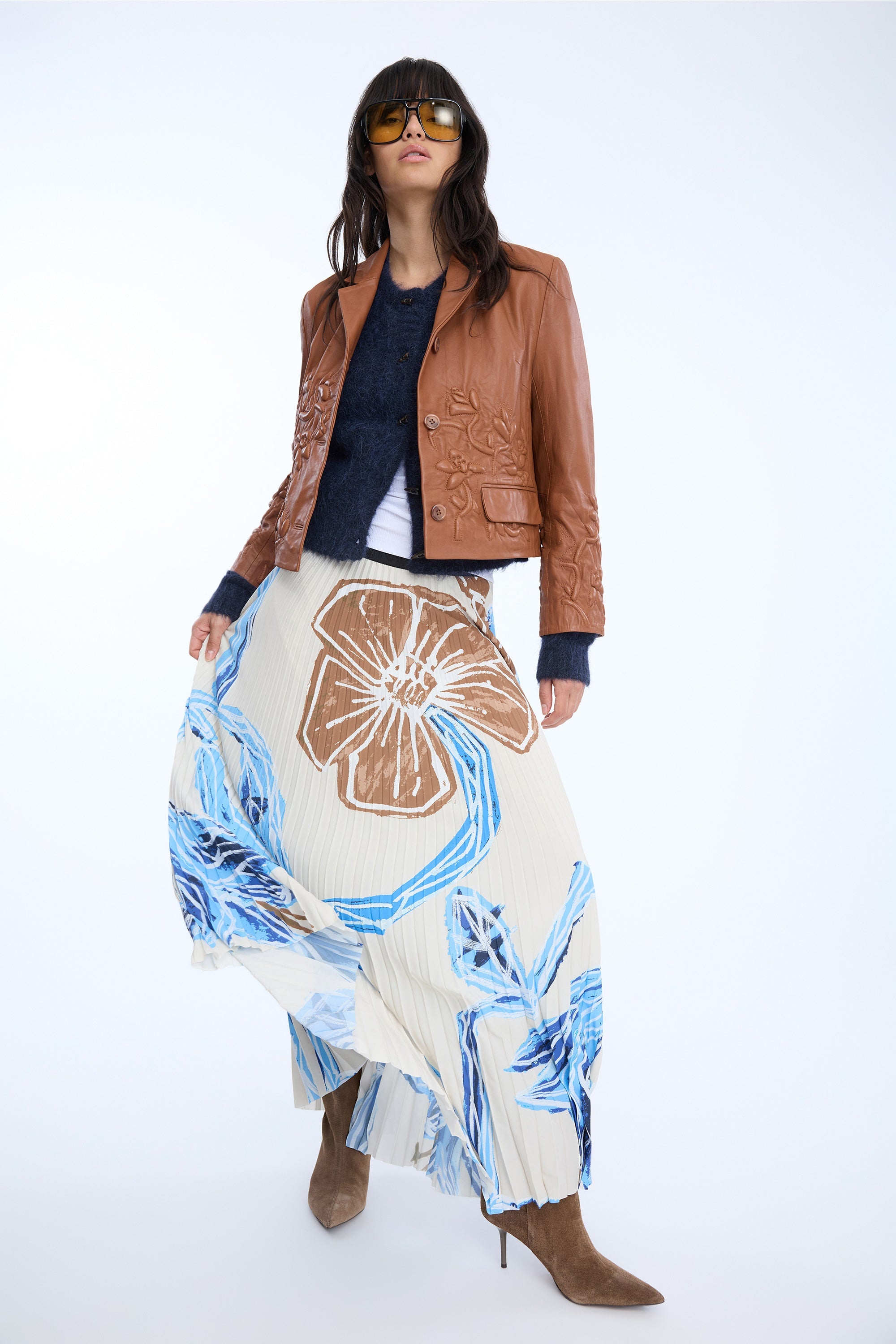 TAULLA - PRINT BLUE