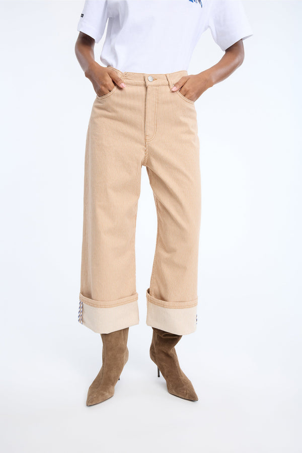 NAVONA - STRIPE CAMEL