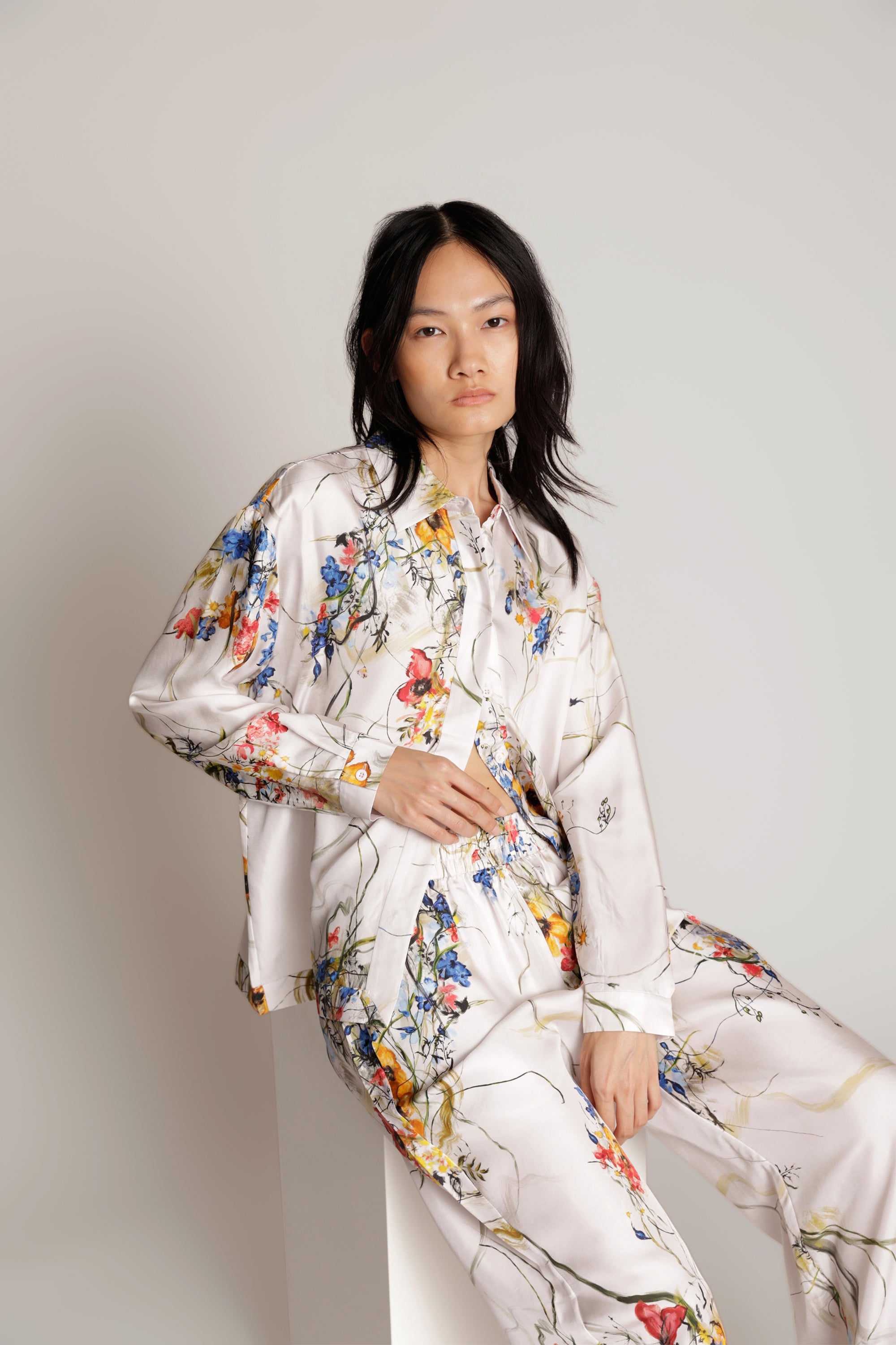 ASEIA SILK SHORT - CREME
