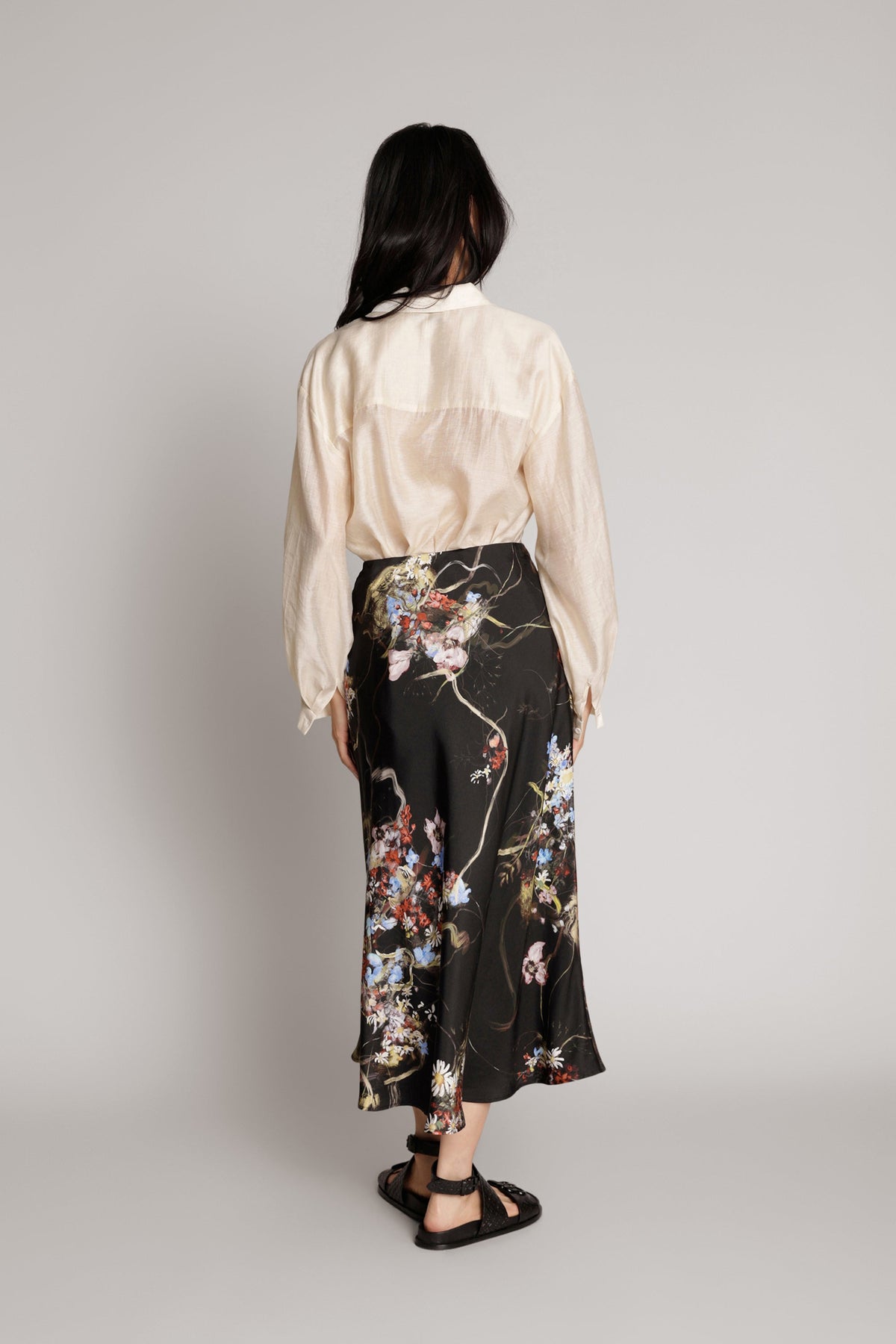 CARSON SILK - BLACK