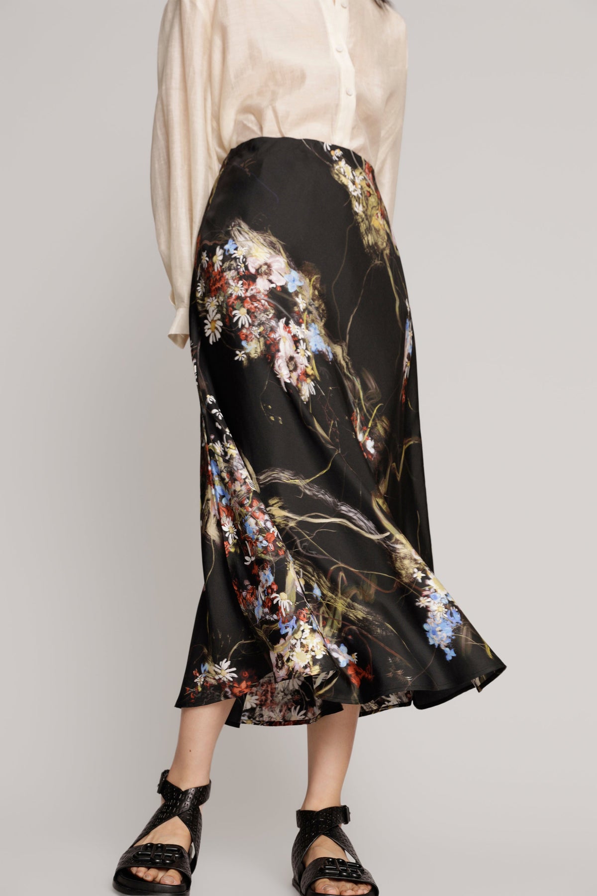 CARSON SILK - BLACK